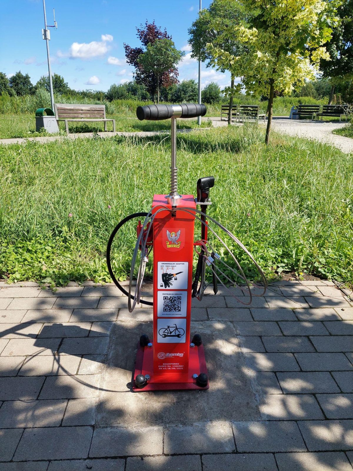 Rowerowa stacja naprawcza