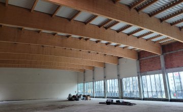 Hala sportowa przy SP4 w Oleśnicy  - kolejny etap prac ukończony